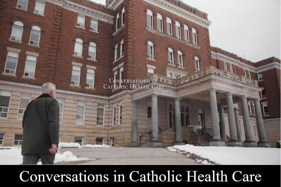 David Mulroney walks into a Catholic hospital