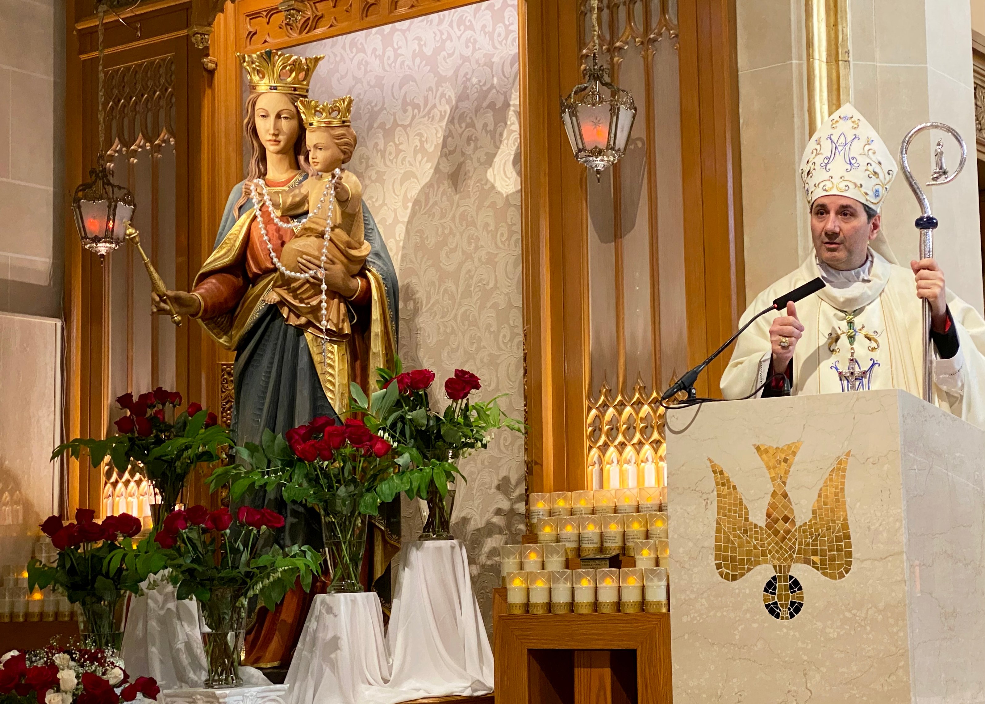 Archbishop Leo at St. Benedict Parish