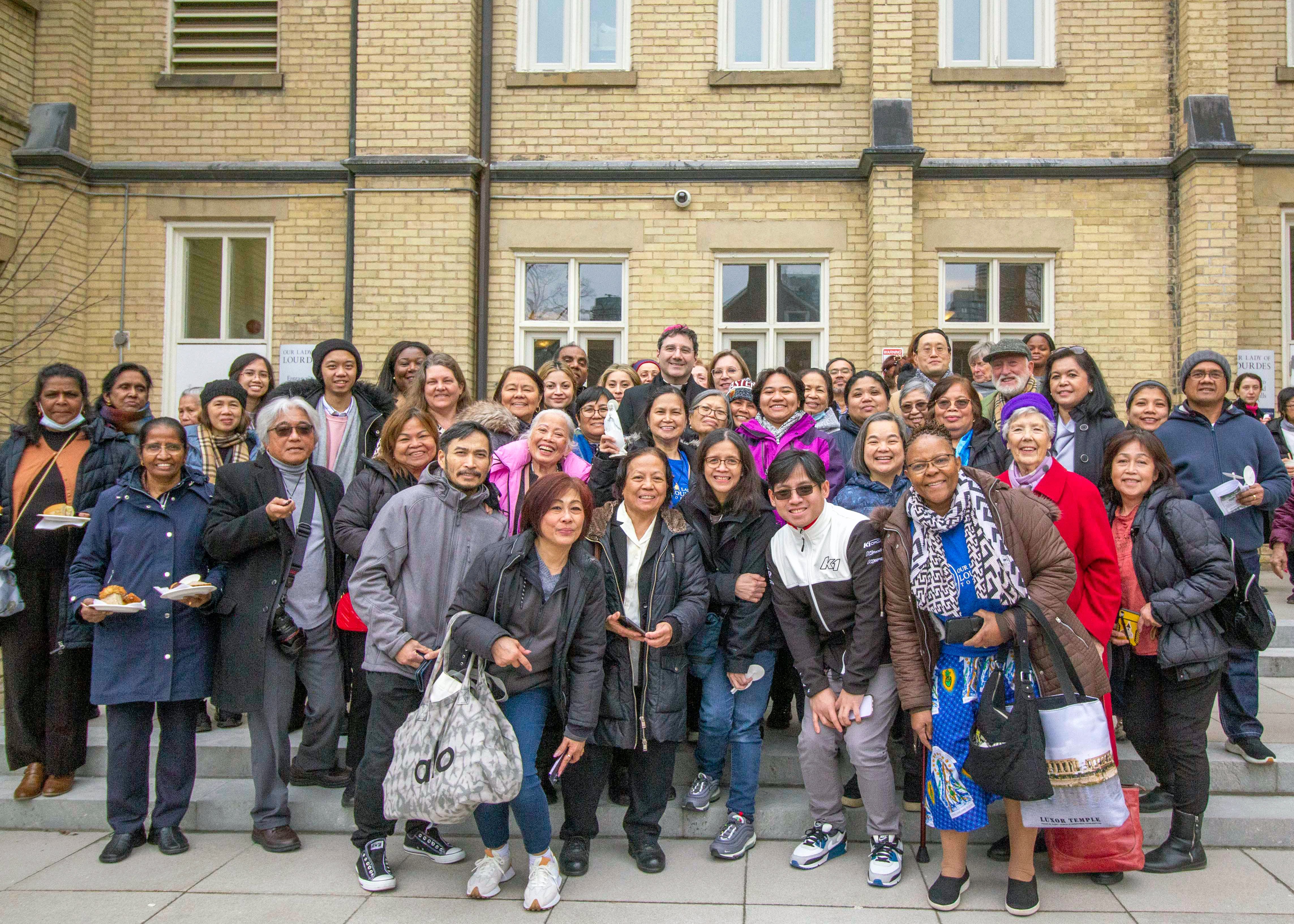 Archbishop Leo Visits Our Lady of Lourdes Parish