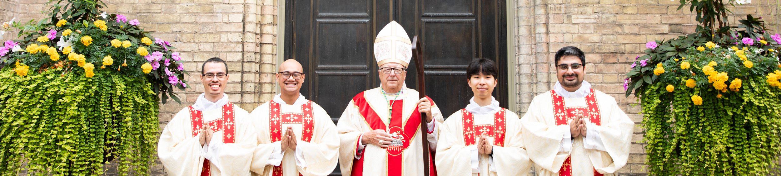 Four Men Ordained to the Transitional Diaconate