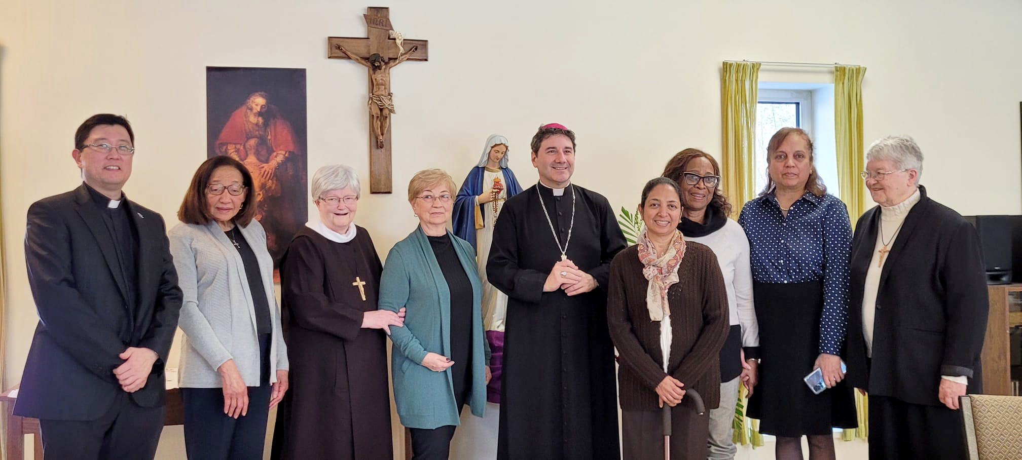 Archbishop Leo Visits the Felician Sisters