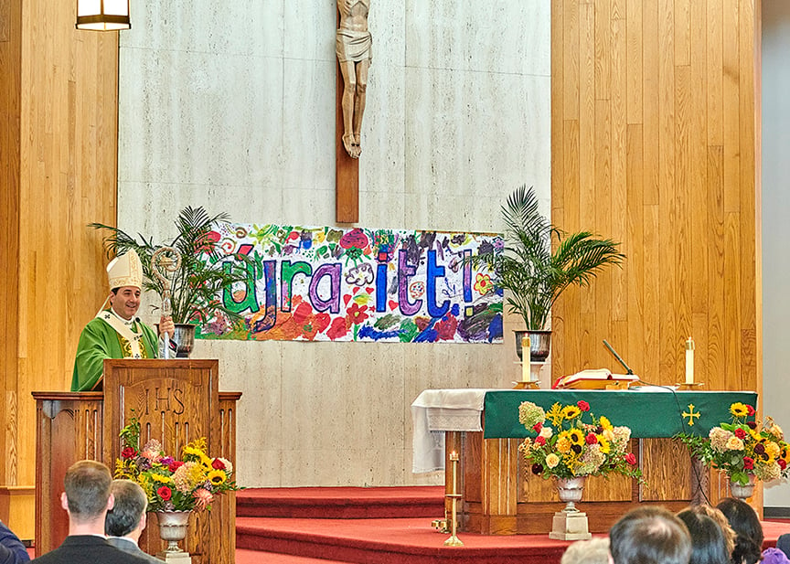 Archbishop Leo Smiling