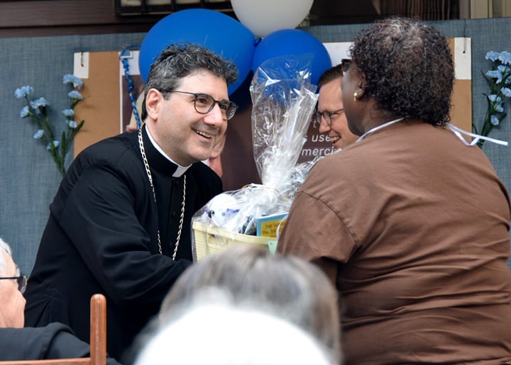 Archbishop Leo at the Missionaries of Charity