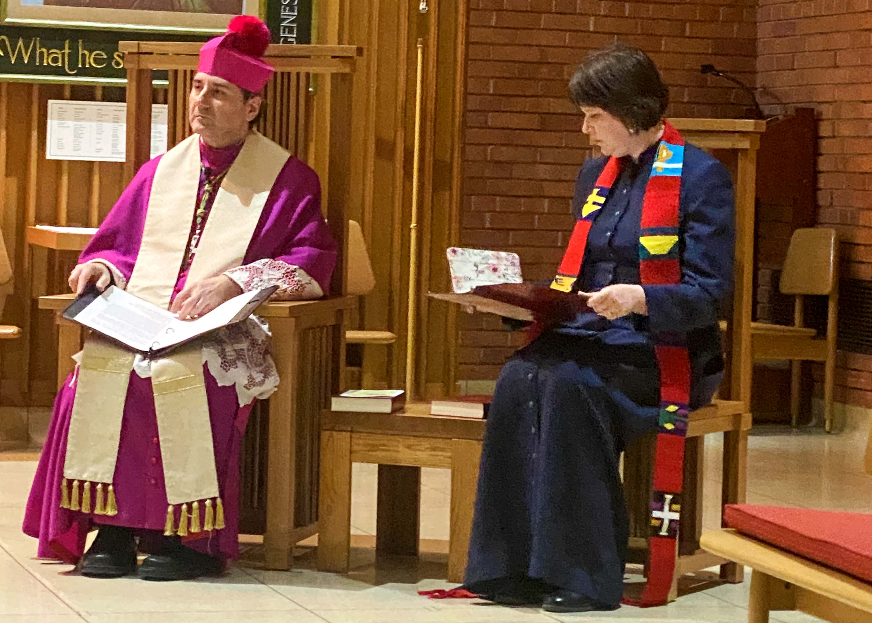 Archbishop Leo at Prayer Service
