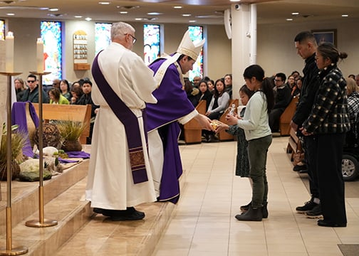 Archbishop Leo at St. Patrick Parish in Markham