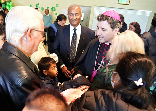 Archbishop Leo at St. Patrick Parish in Markham