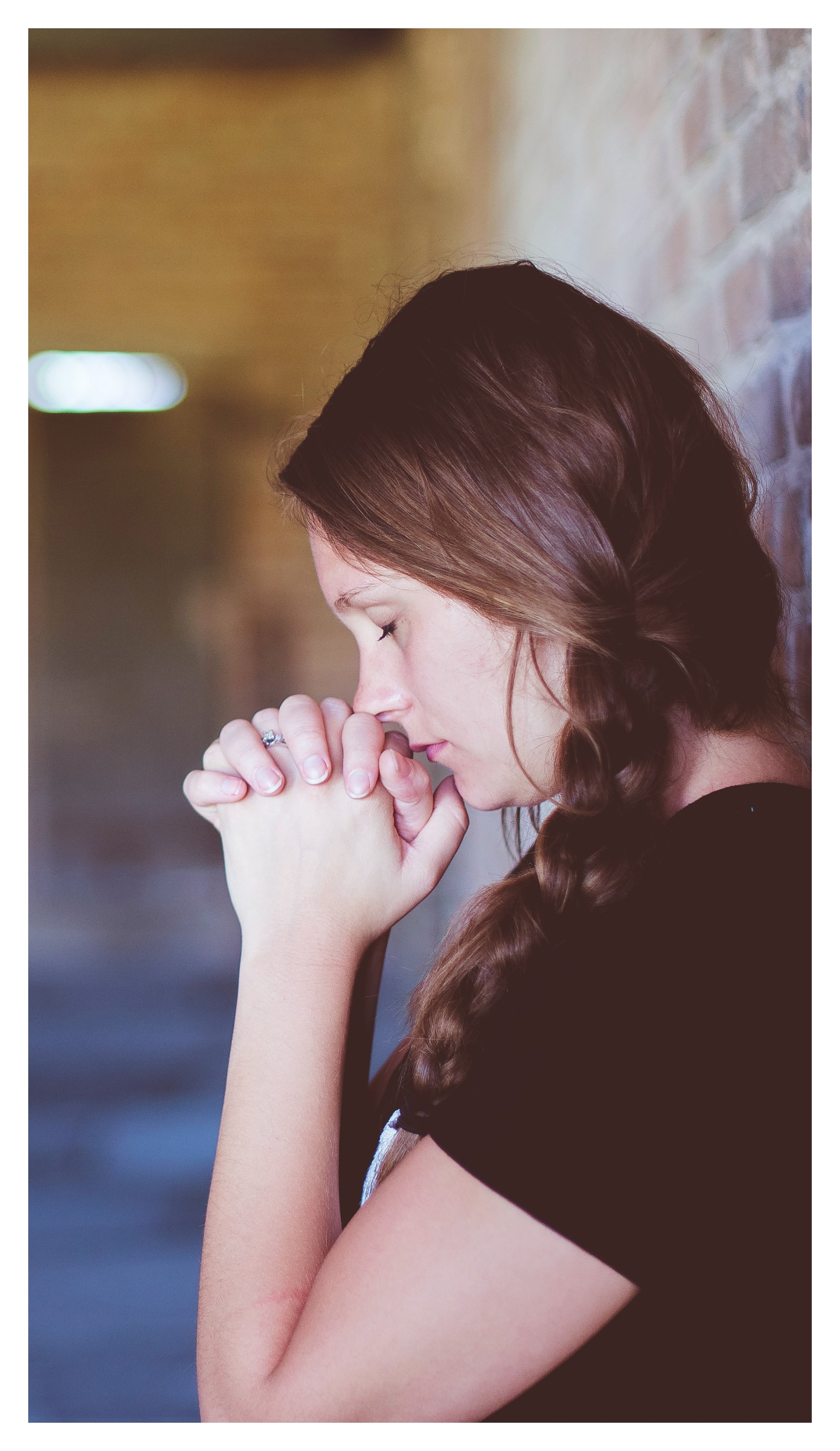 Female praying