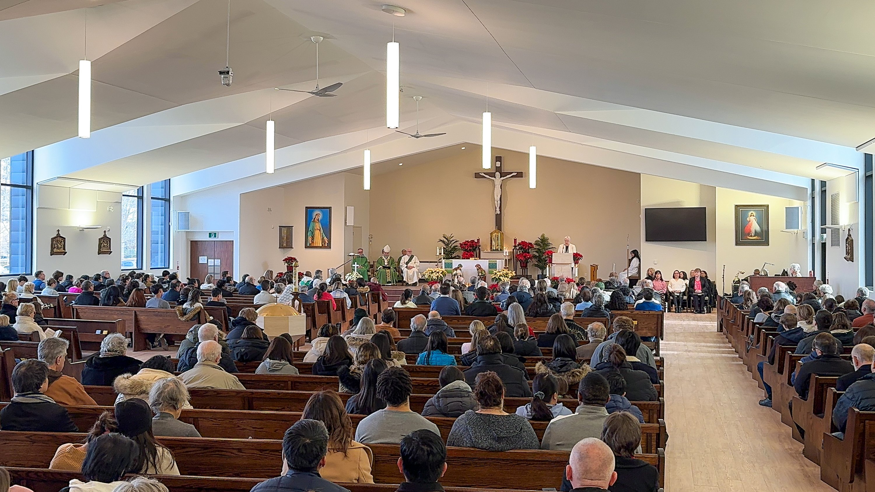 Archbishop Leo Visits Our Lady of Grace Parish