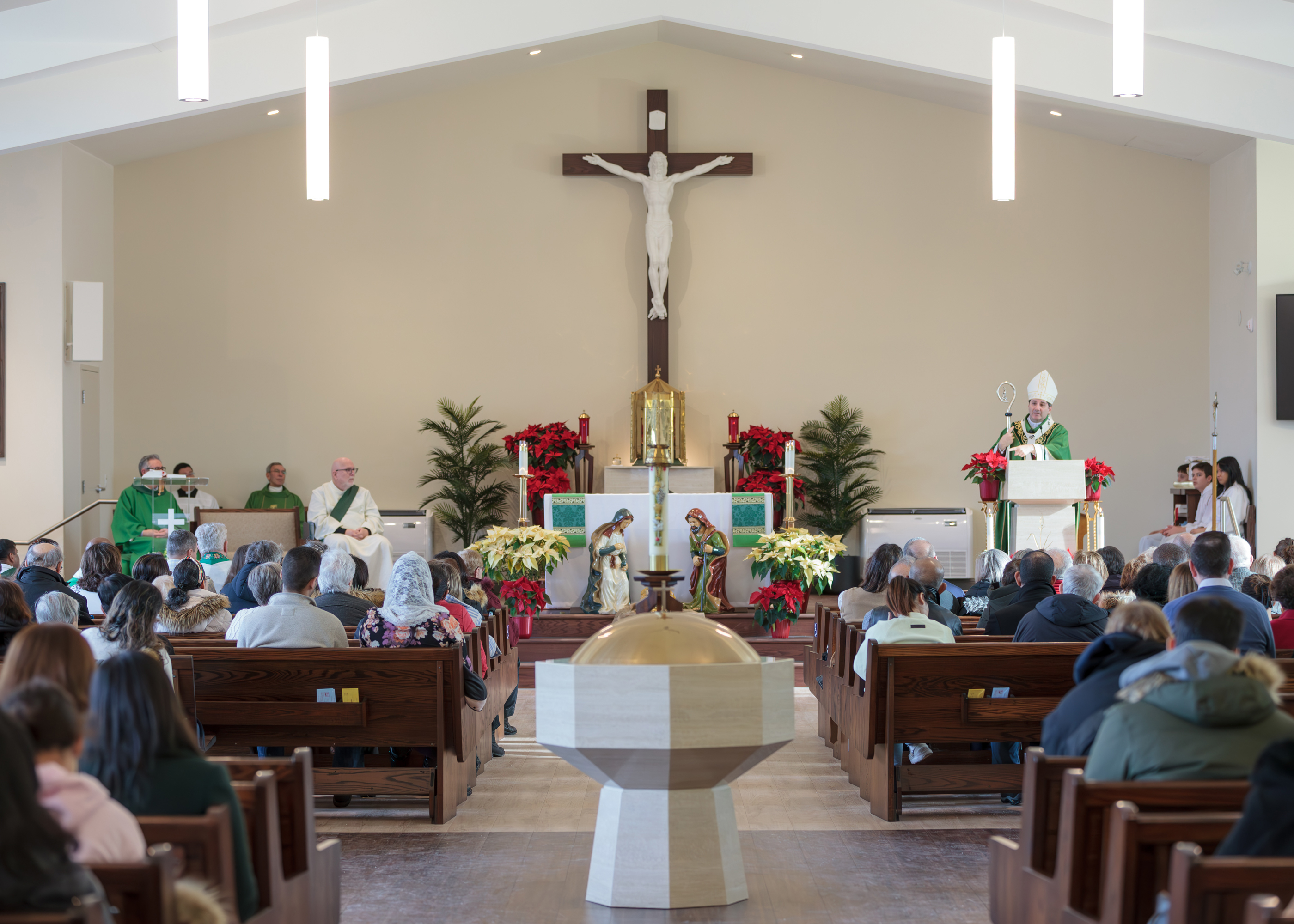 Archbishop Leo Visits Our Lady of Grace Parish