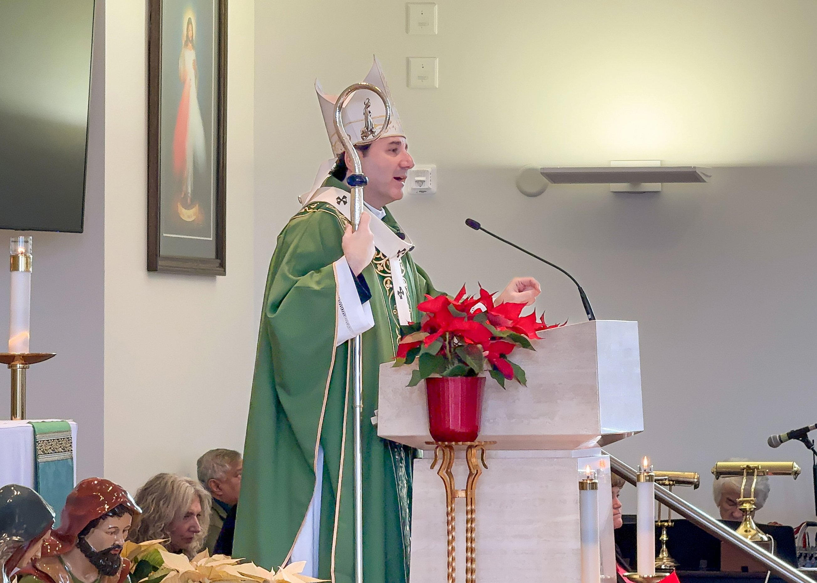 Archbishop Leo Visits Our Lady of Grace Parish