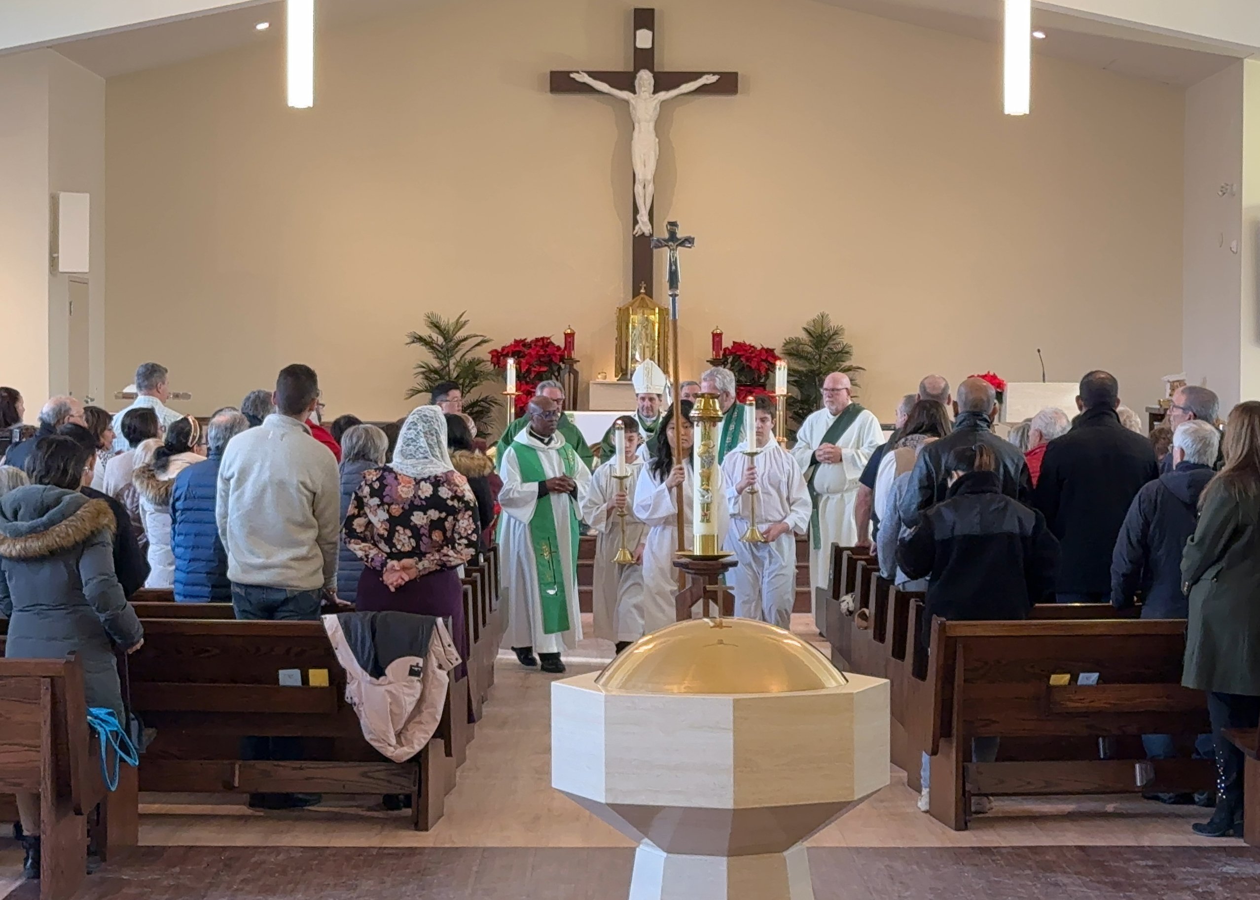 Archbishop Leo Visits Our Lady of Grace Parish