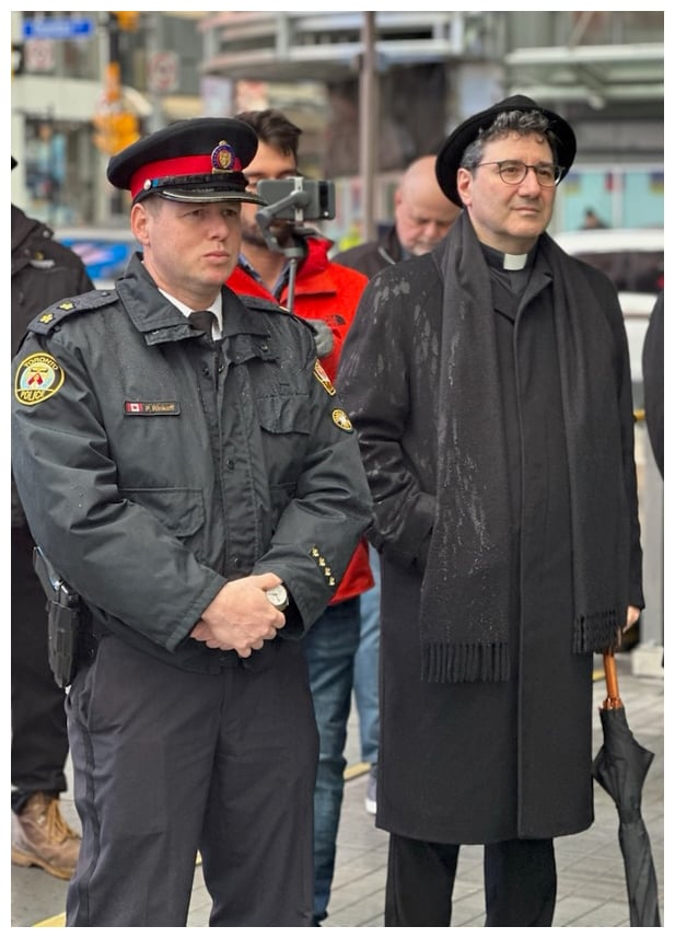 Archbishop Leo Joins Interfaith Prayer Walk with Toronto Police