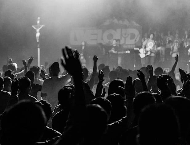 Photo of crowd from Liveloud Concert