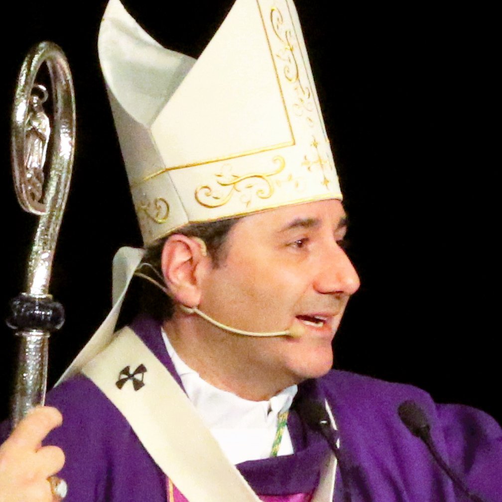 Archbishop Leo at the Lift Jesus Higher Rally