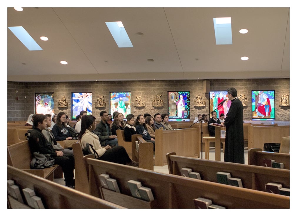 Archbishop Leo at UTM Chaplaincy