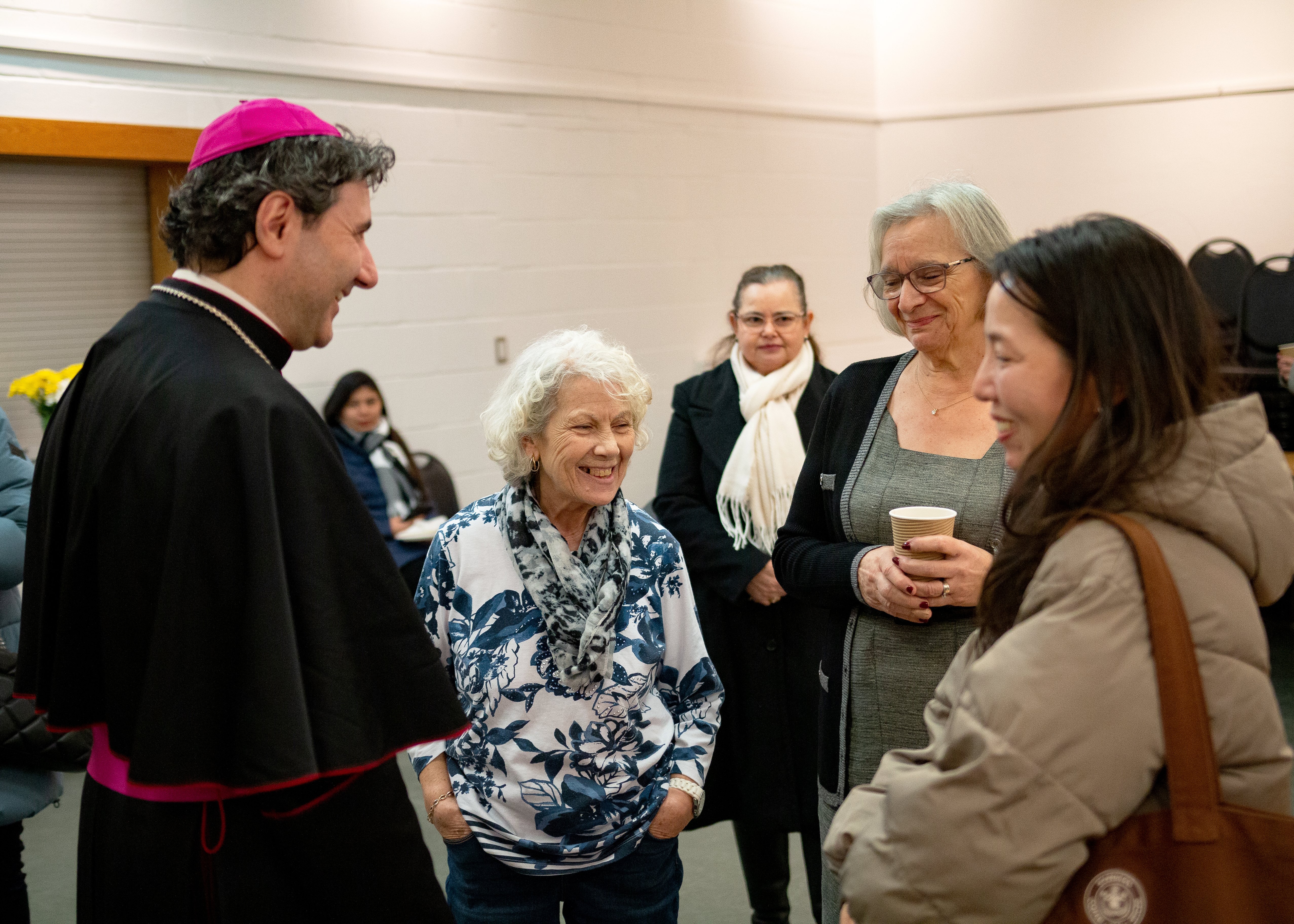 Archbishop Leo visits St. John Chrysostom