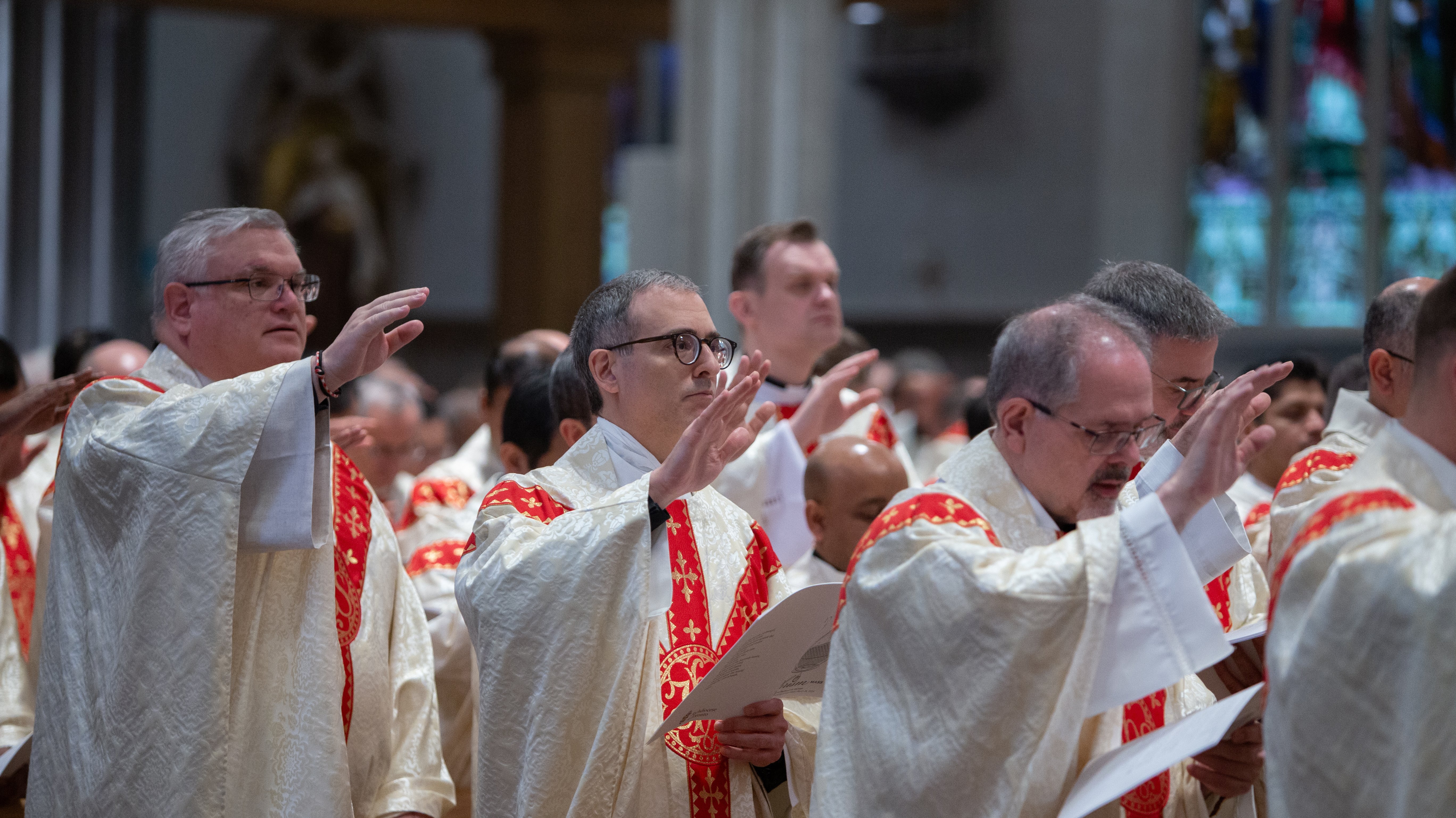 Priests at 2024 Chrism Mass