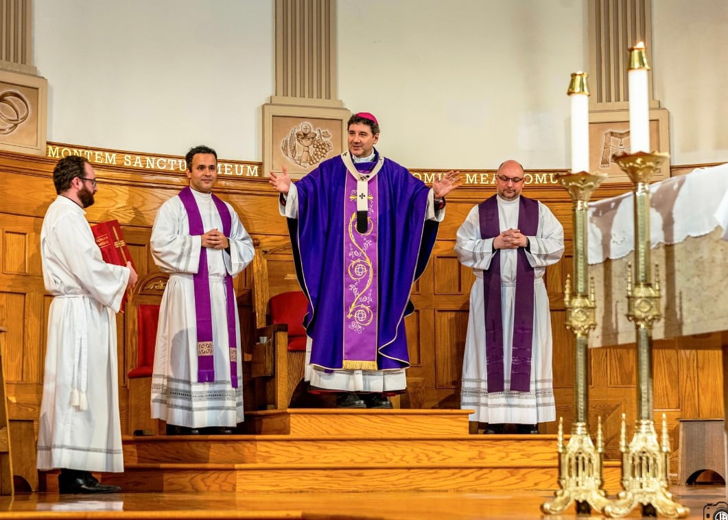 Archbishop Leo at St. Anthony