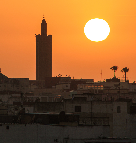 Skyline of Rabat, Morocco