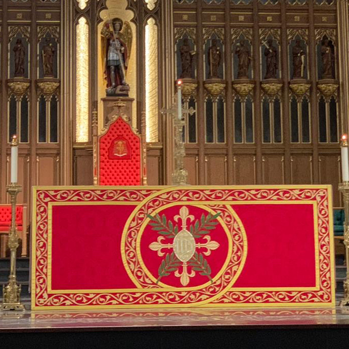 Cathedral Altar in Red
