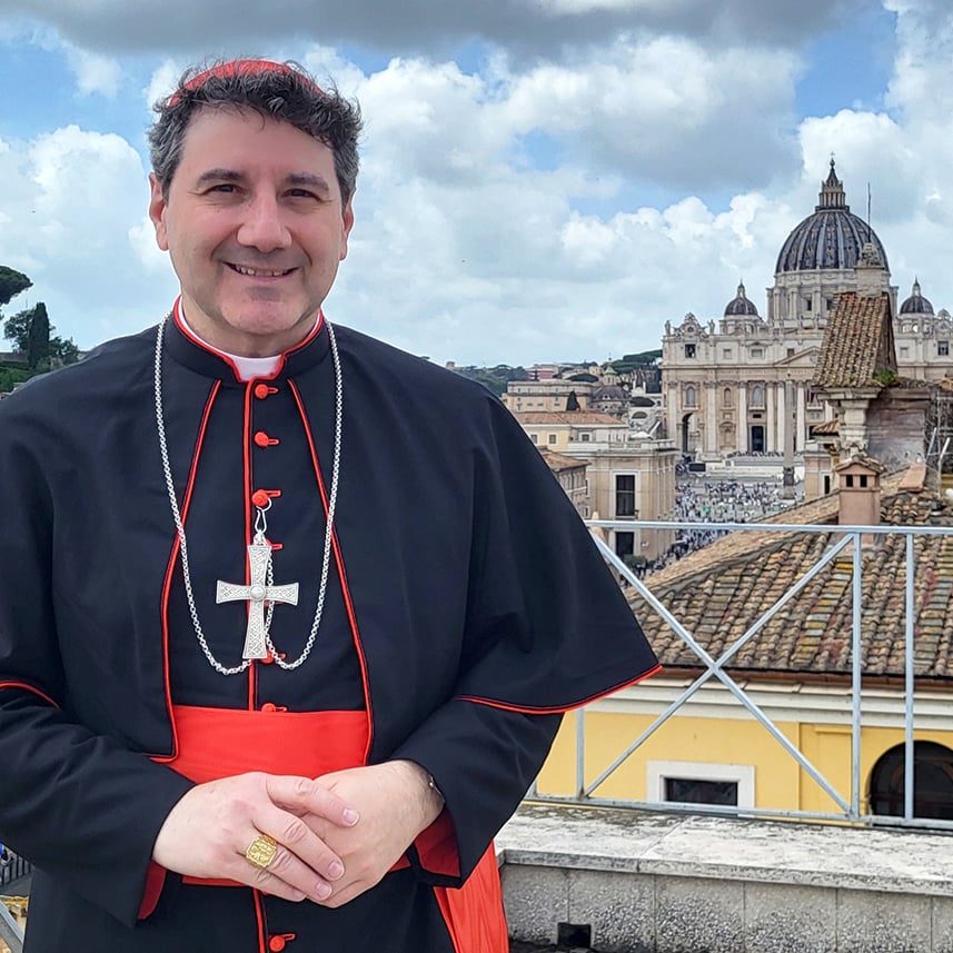 Cardinal Leo in Rome, May 5, 2025