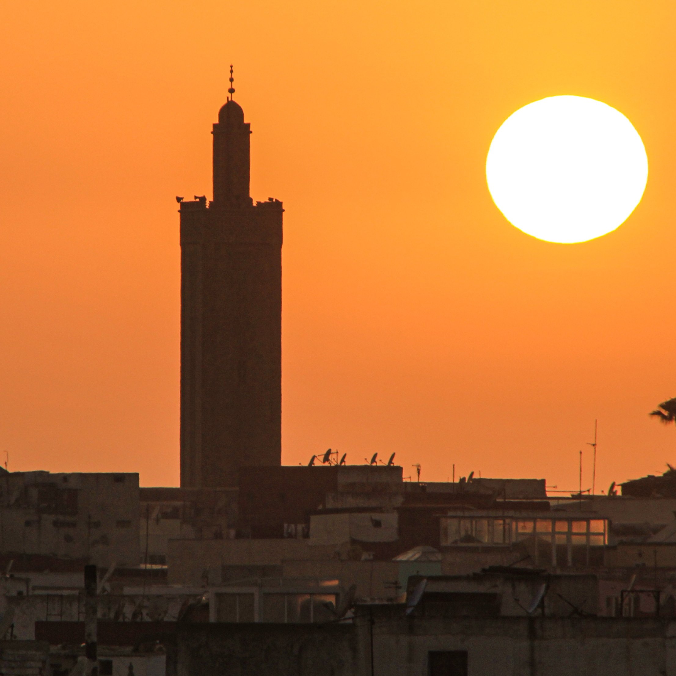 Sunset over the City