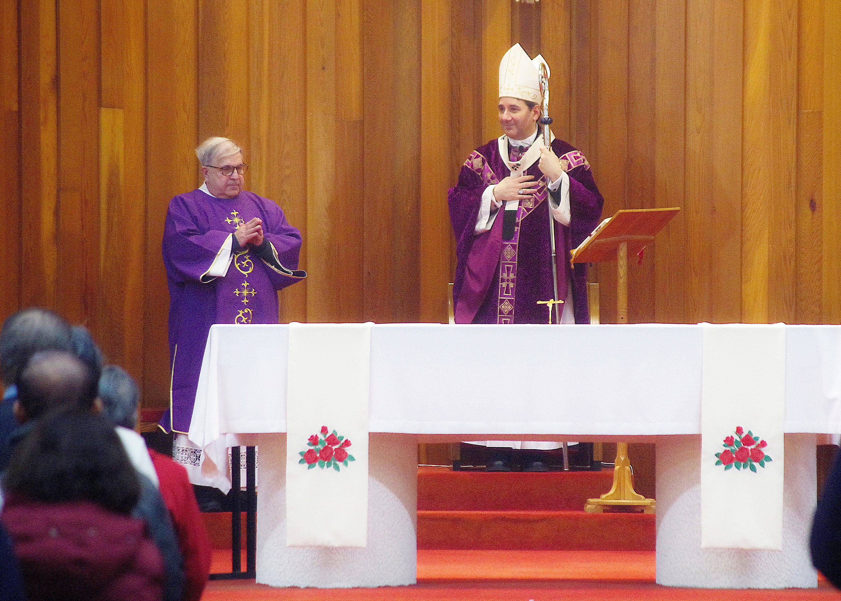 Archbishop Leo at St. Theresa