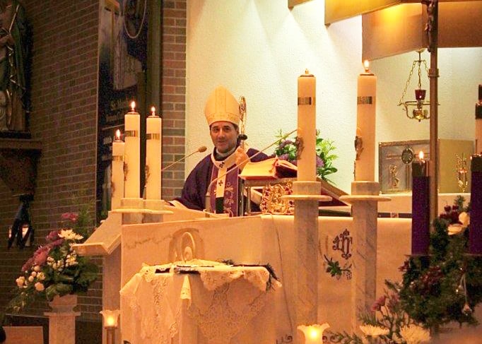 Archbishop Leo at St. Matthews