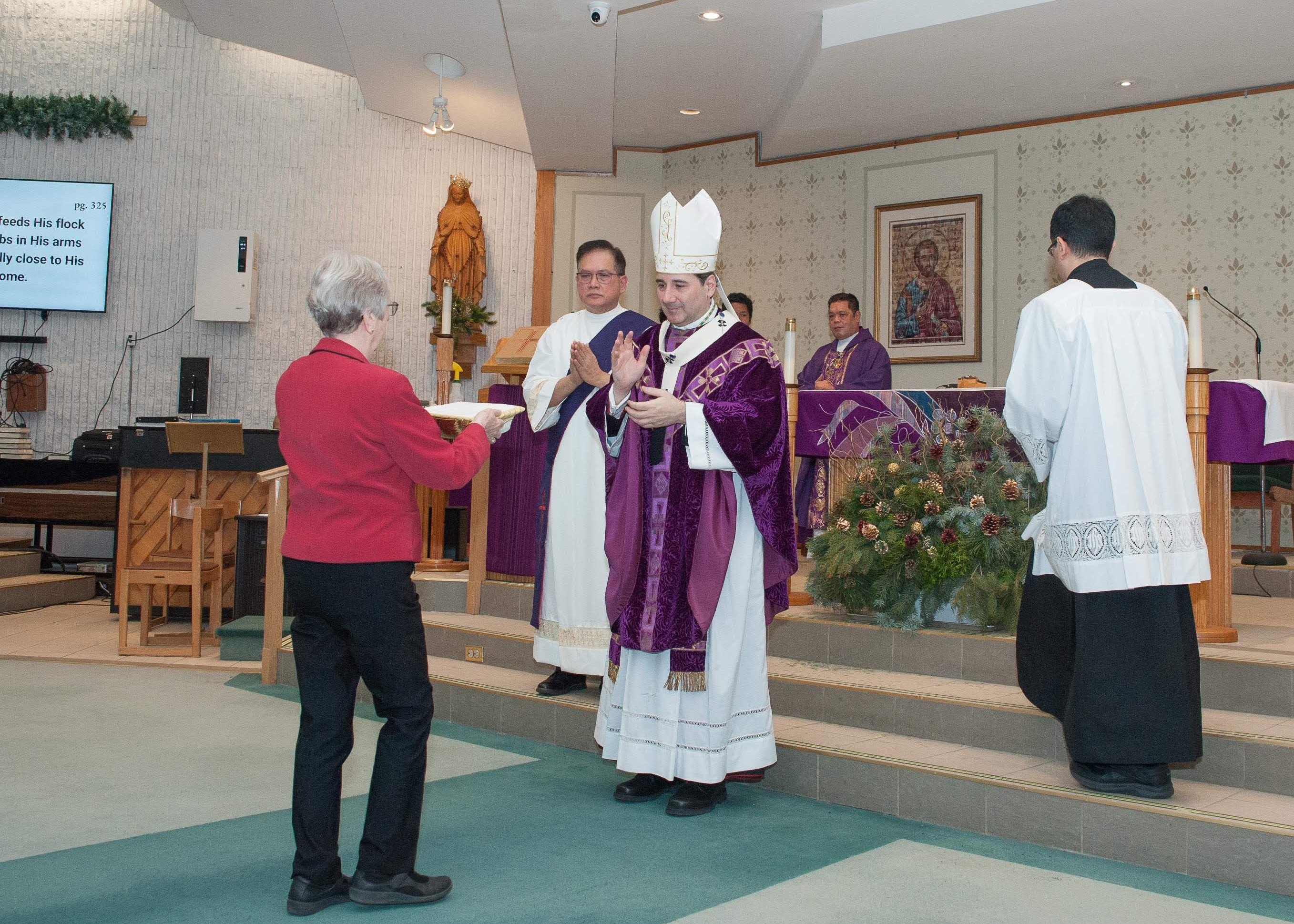 Archbishop Leo at St. Bartholomew