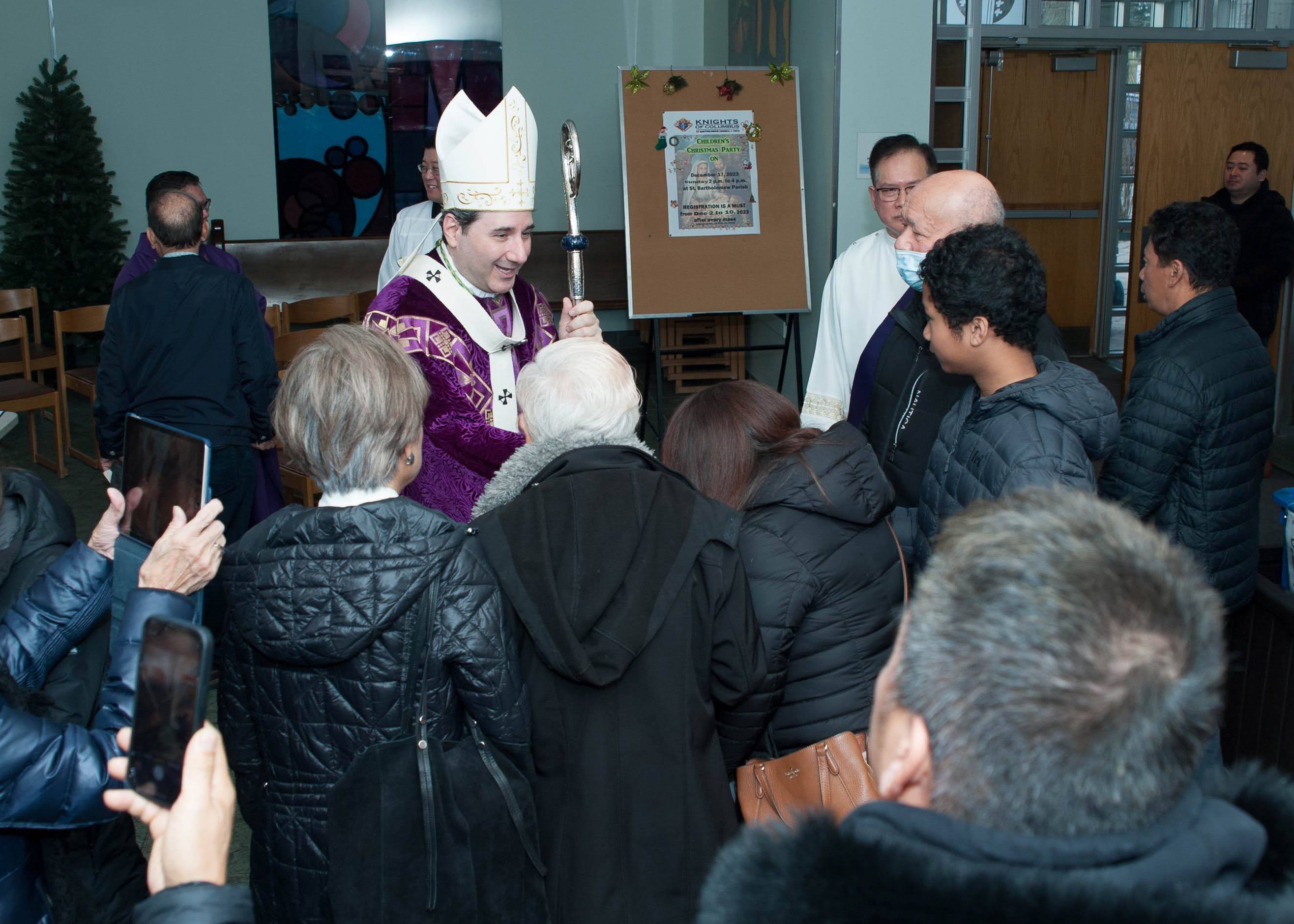 Archbishop Leo at St. Bartholomew