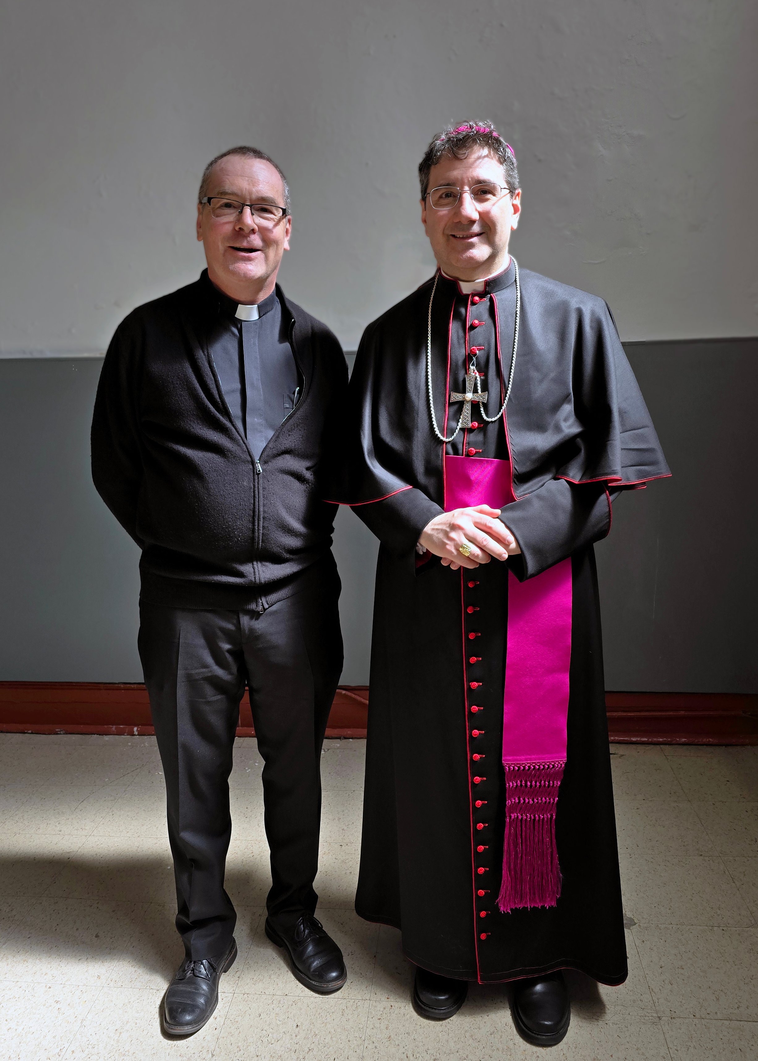 Archbishop Leo visits St. Peter's Parish