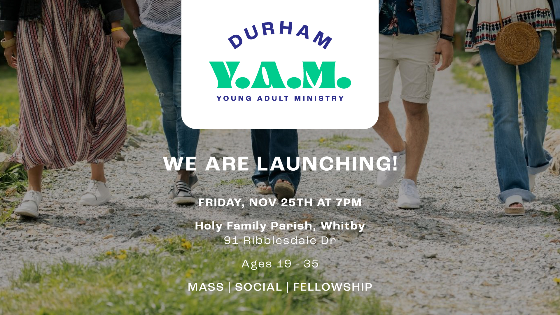 Durham YAM Launch Poster