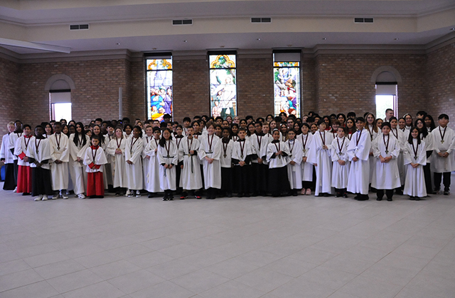Recipients of the Altar Server Award from the Northern Region
