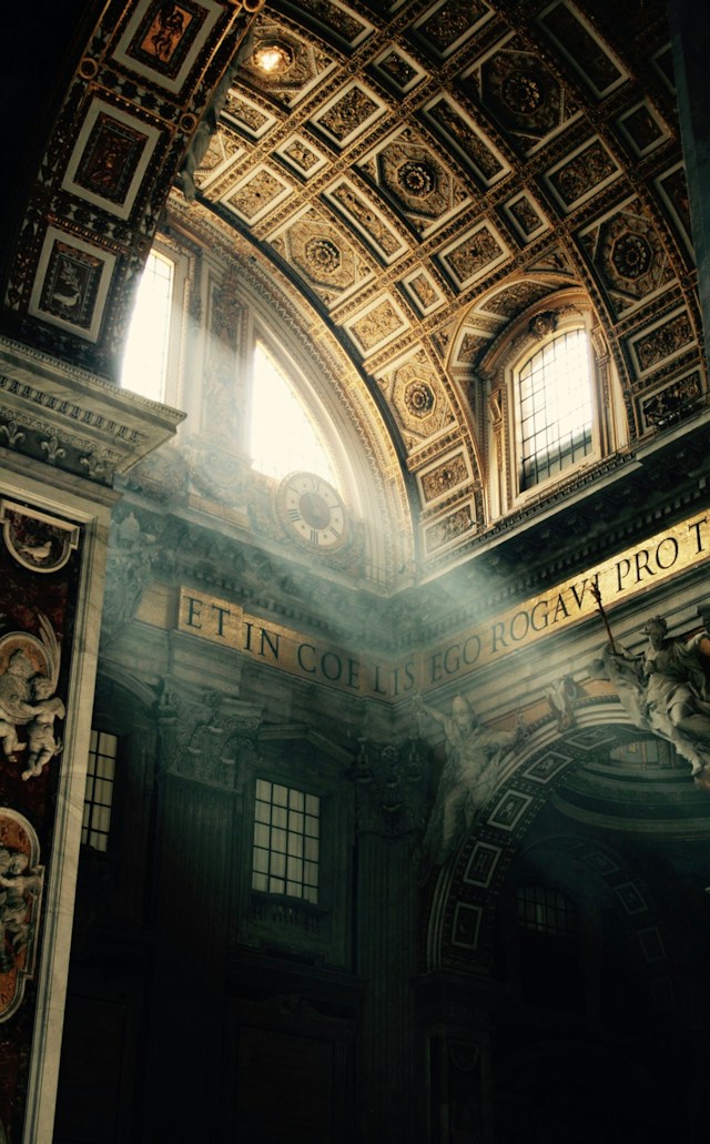Photo inside St. Peter's Basilica