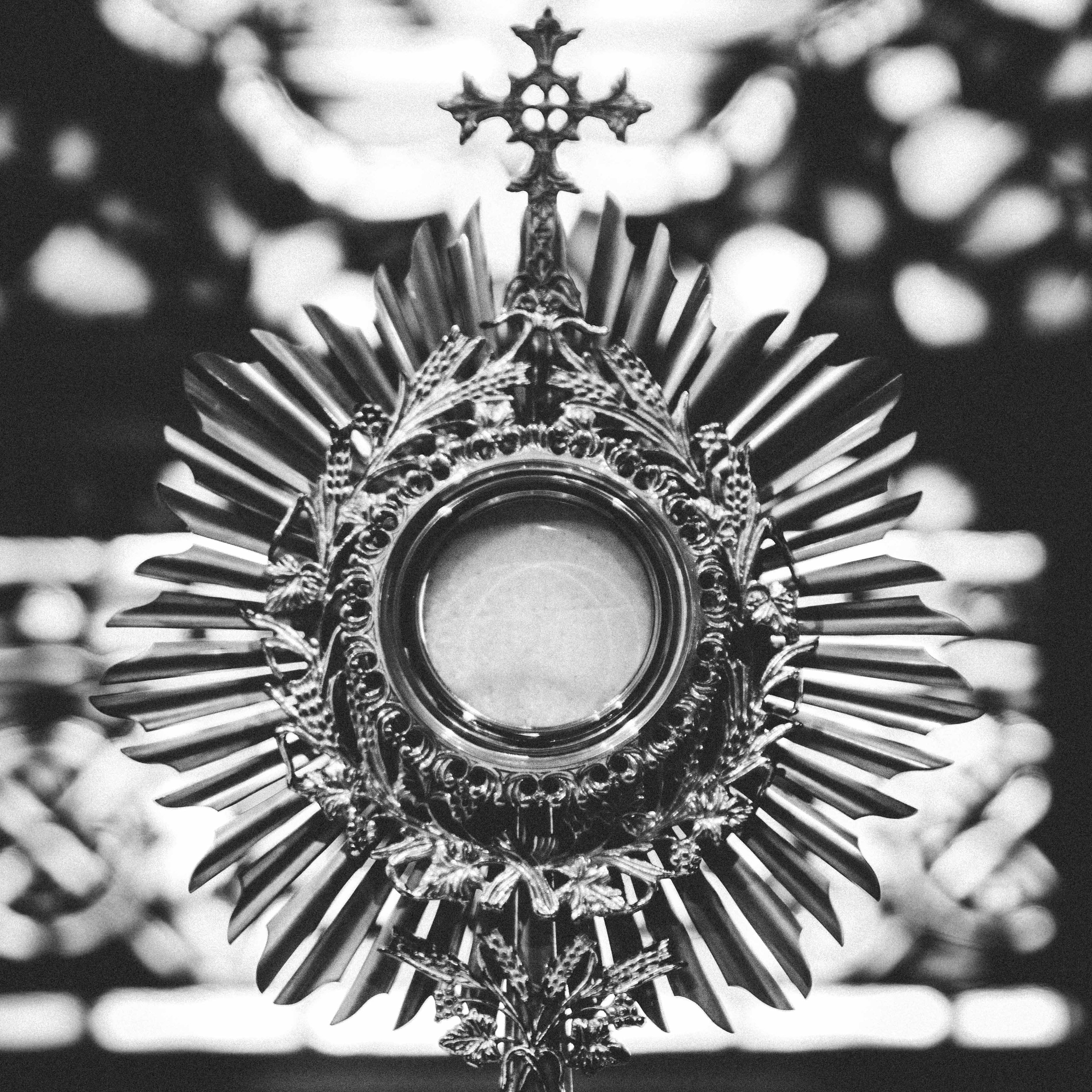 Black and White Monstrance