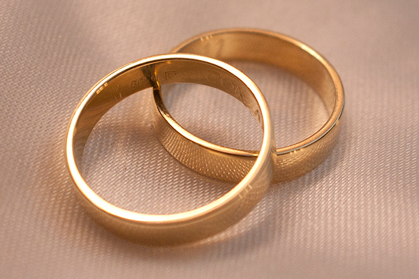 Two wedding rings