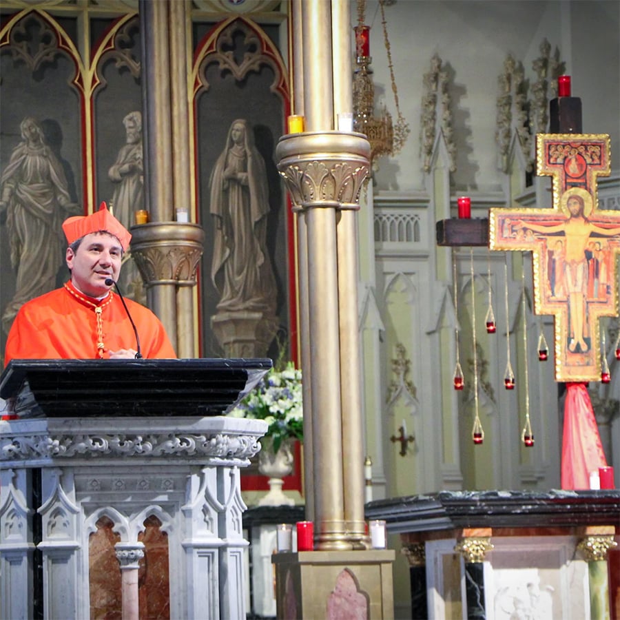 Cardinal Frank Leo Speaks to the Faithful of the Archdiocese of Kingston