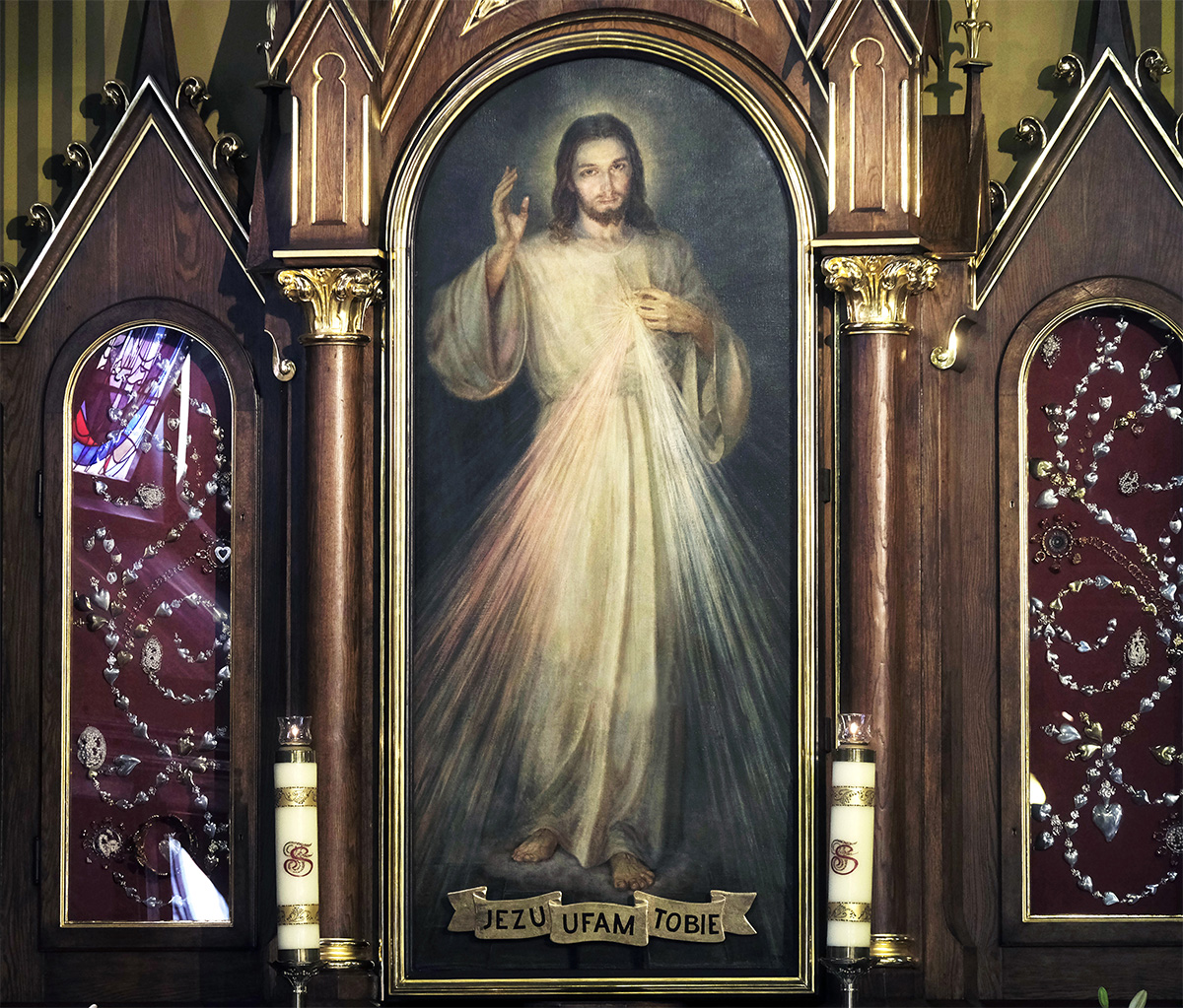 A photo of the Sacred Heart of Jesus