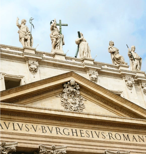 Colonnades in St. Peter's Square