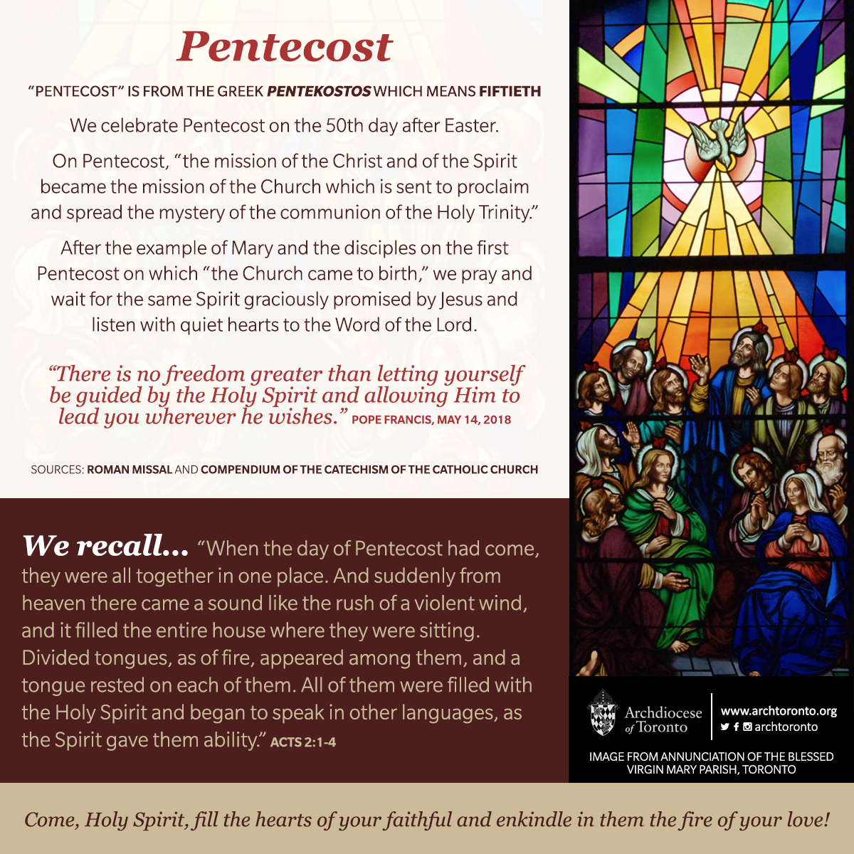 Infographic: Pentecost