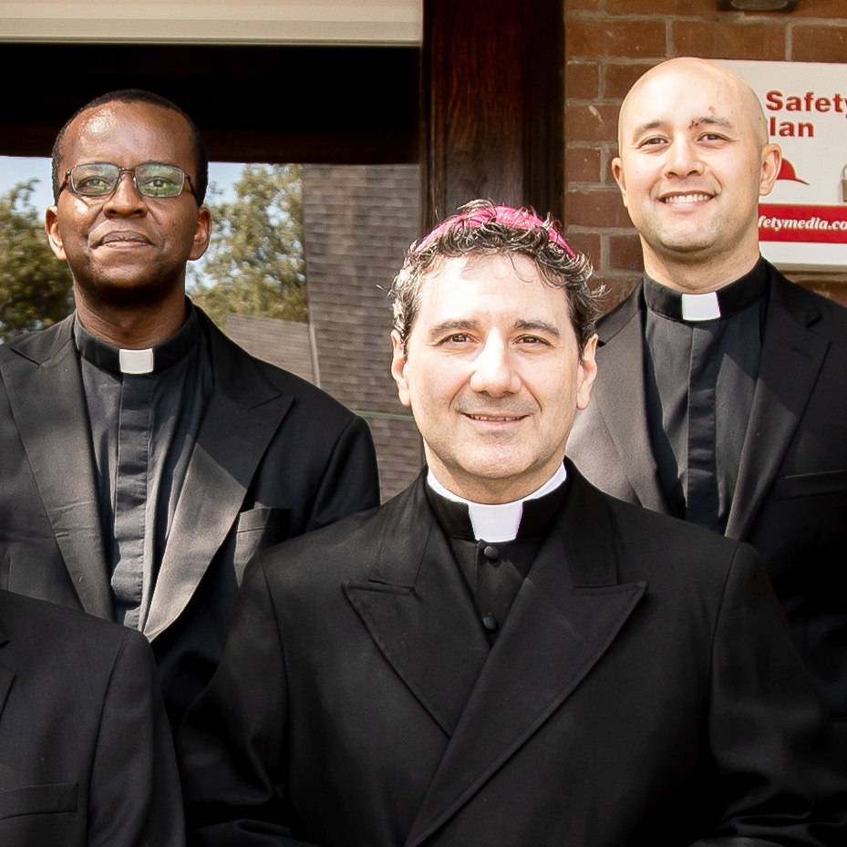 Archbishop Leo Blesses Serra House