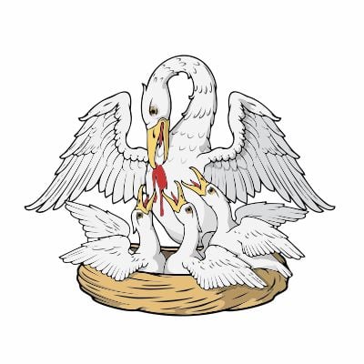 Pelican from Archbishop Leo's COA