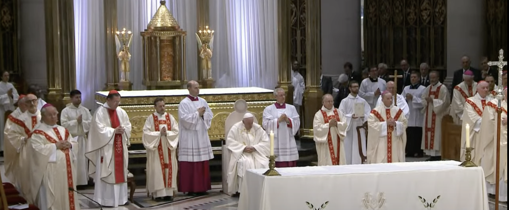 Pope's chair in Quebec