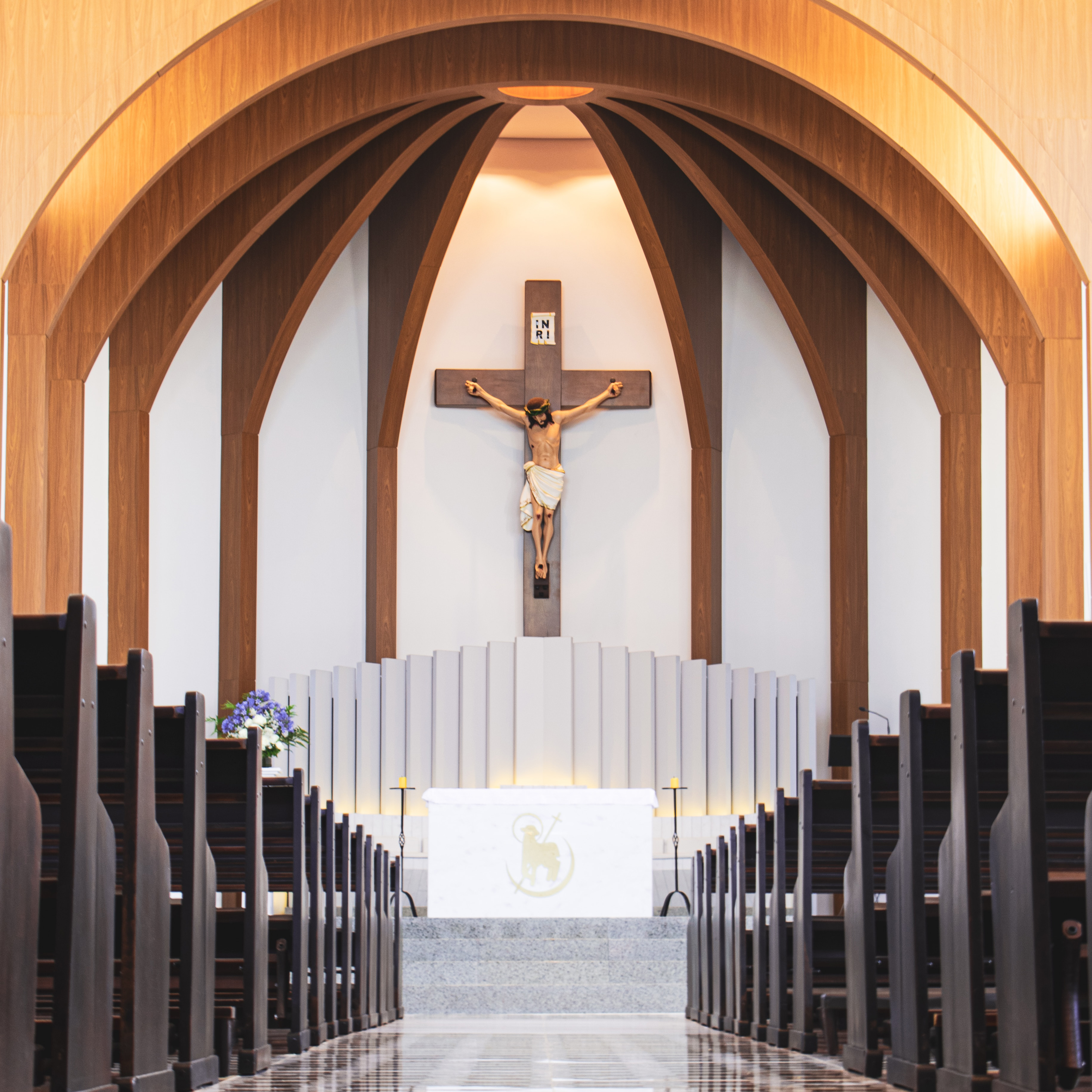 Centre Aisle of Church
