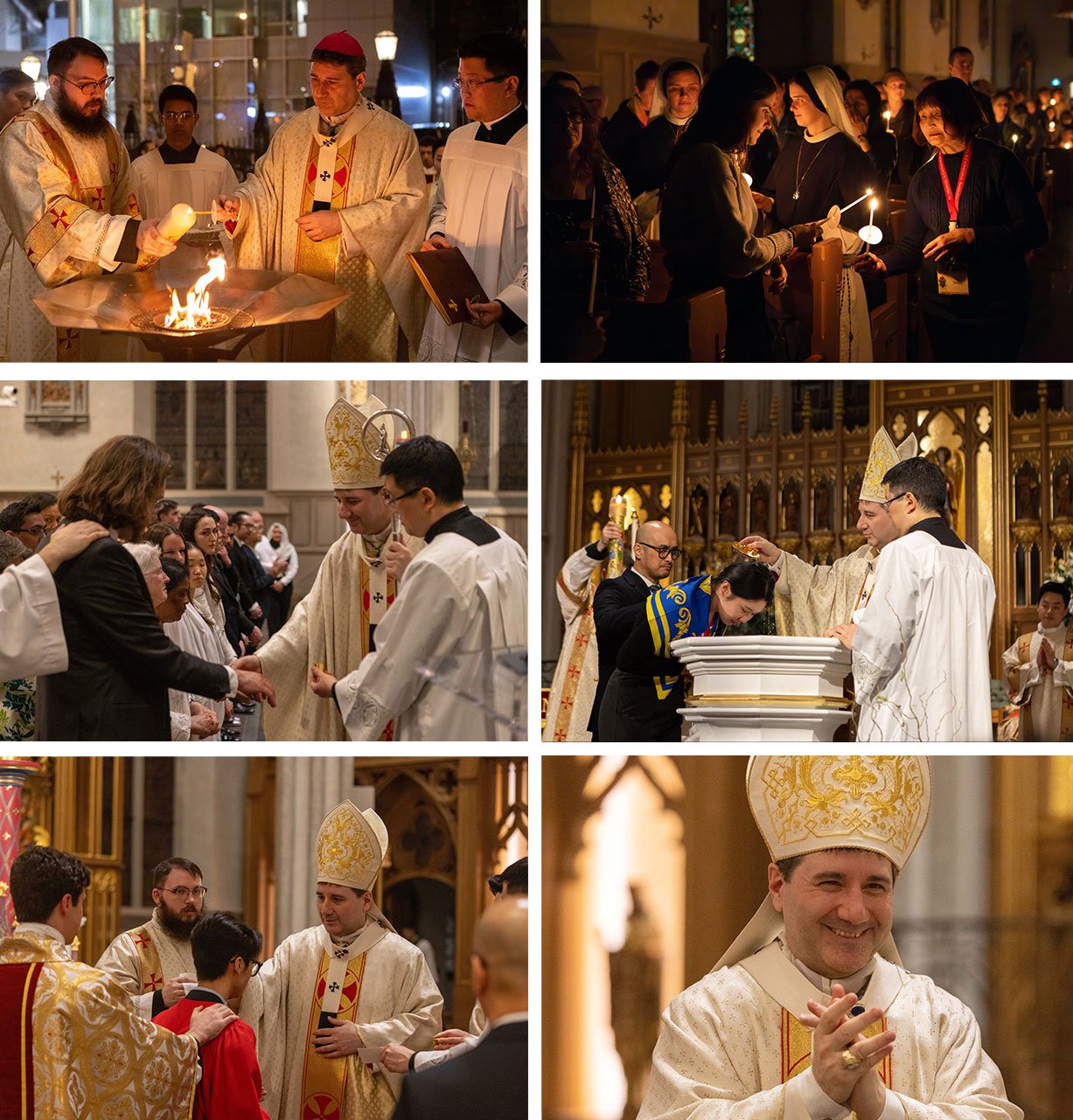 Easter Vigil Collage