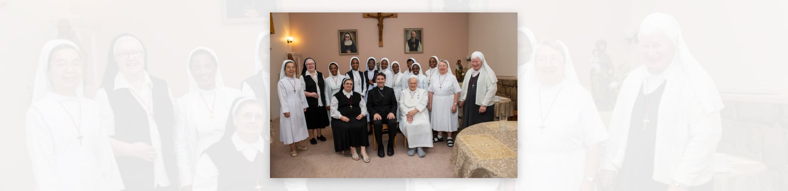 Archbishop Leo Visits St. Bernard’s Residence