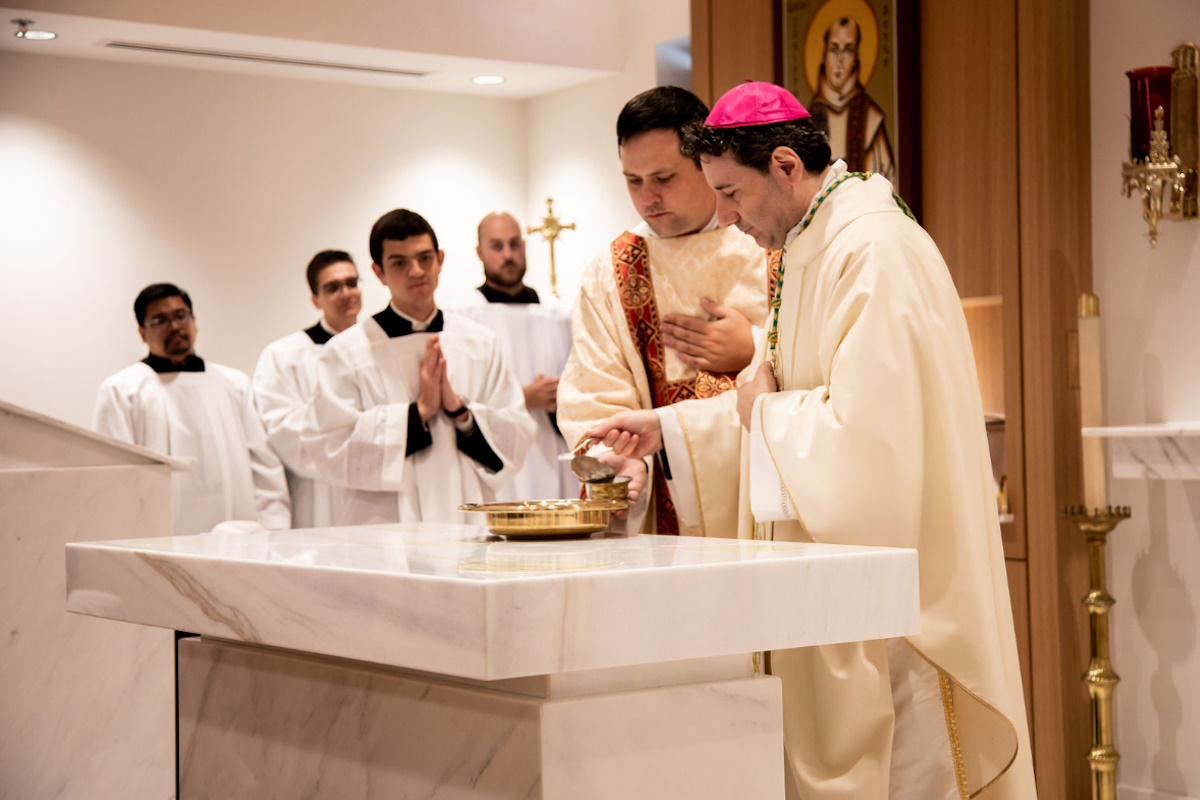 Archbishop Leo at Serra House