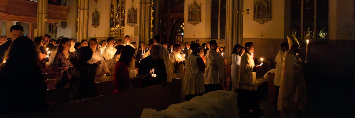 Easter Vigil Page Banner