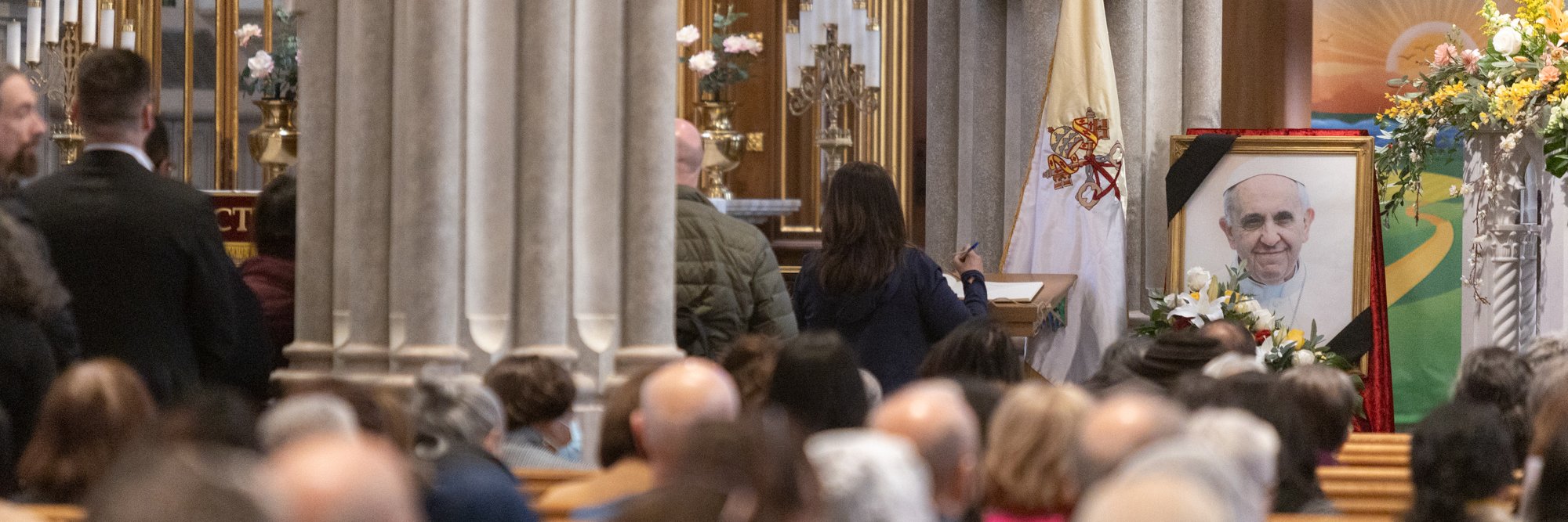Mass for Pope Francis Page Banner