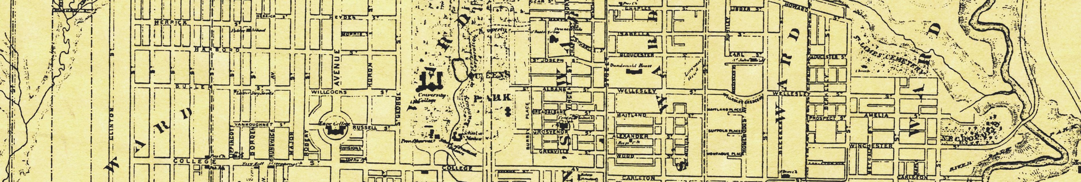 Map of Toronto 1878